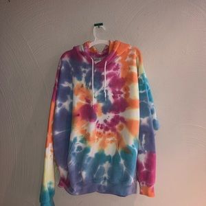 tie dye oversized hoodie!